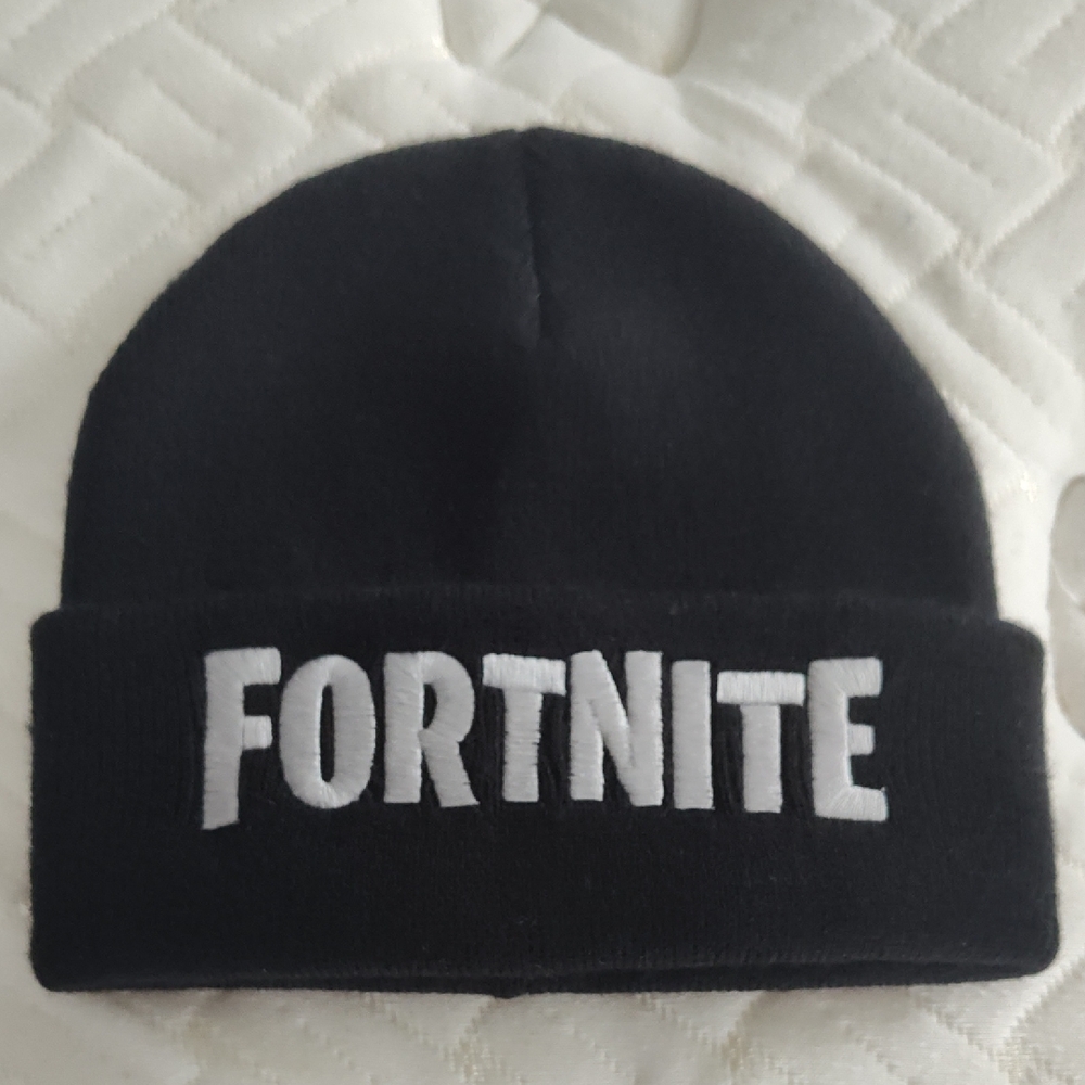 Fortnite Black Beanie Hat